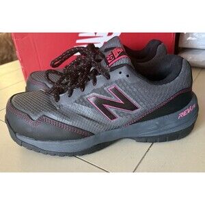 New Balance Gray and Pink Athletic Shoes
